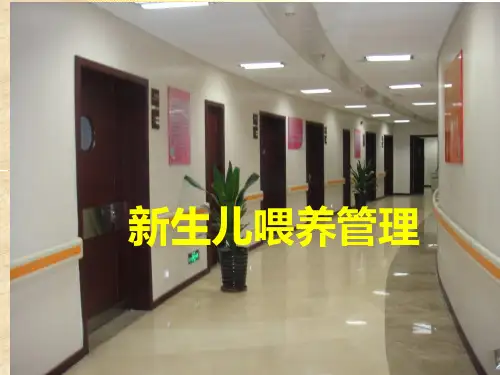 新生儿喂养管理PPT课件