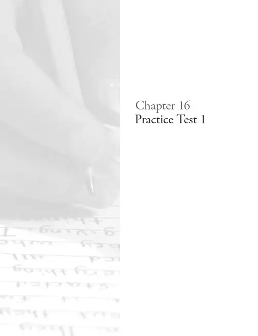【新GRE模拟题(一)】CrackingGRE_PracticeTest1