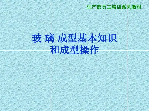 浮法玻璃成型知识