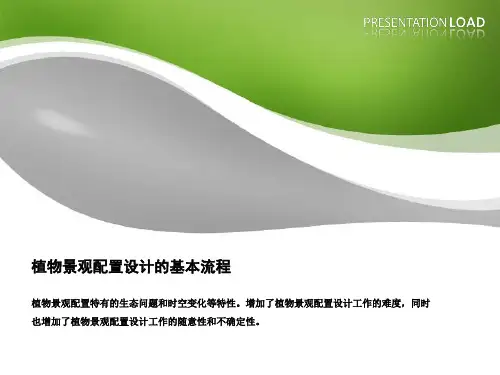 植物景观配置设计的基本流程