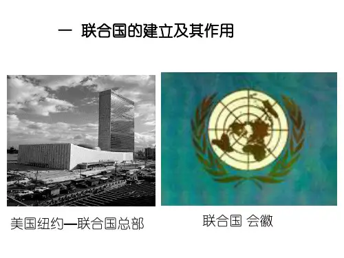 高中历史选修三《专题四雅尔塔体系下的冷战与和平三人类对和平的追求》36人民版PPT课件