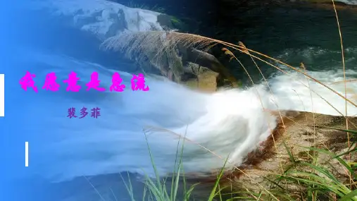 我愿意是急流