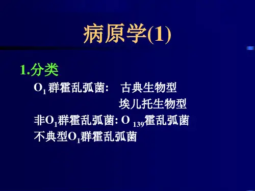 传染病学0504霍乱