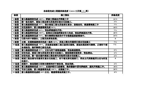形象进度