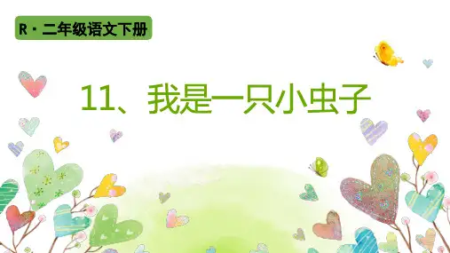 新人教部编版二年级语文下册《我是一只小虫子》教学课件