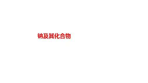 新高考化学一轮复习钠及其化合物课件(46张)