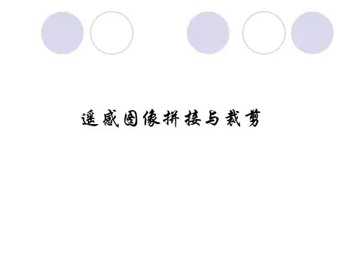 第二章  数据预处理-图像裁剪与镶嵌