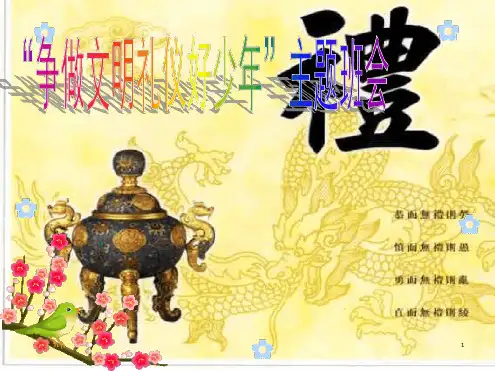争做文明礼仪好少年ppt课件