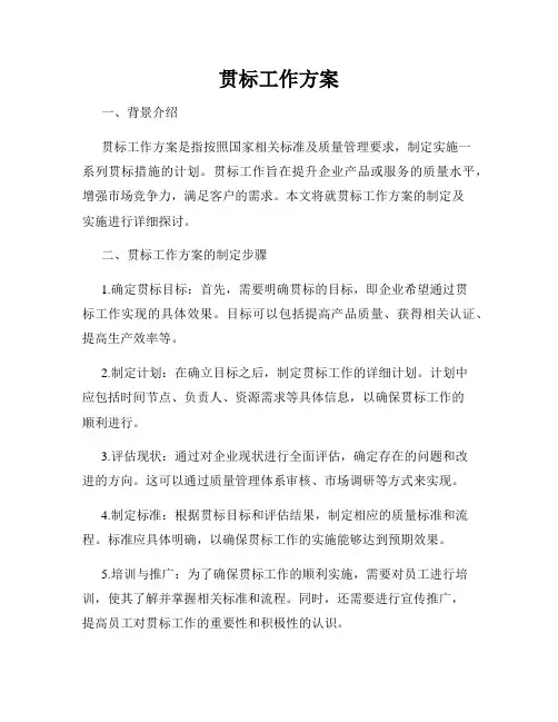 贯标工作方案