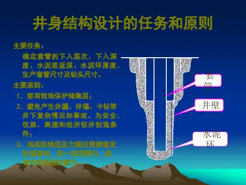 井身结构设计
