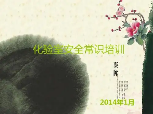 化验室安全知识培训.