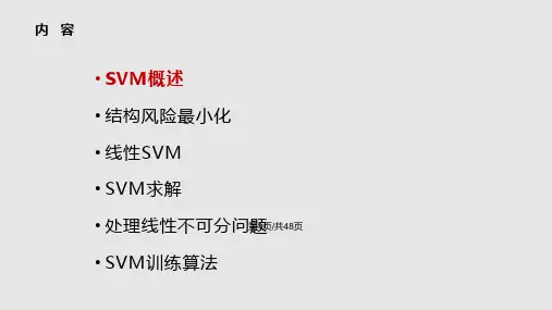 机器学习SVMPPT课件