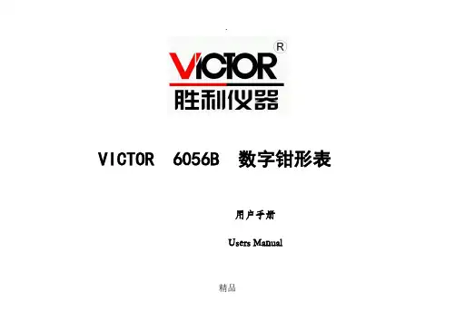 VICTOR  6056B  数字钳形表