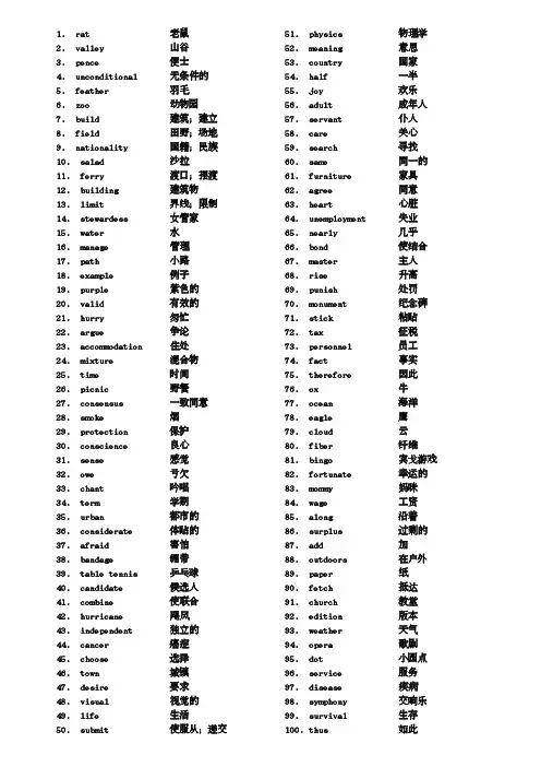 高考英语单词同步默写本乱序版表格高中词汇必背备Word（1）