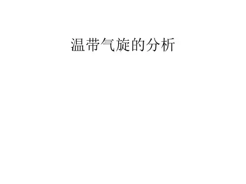 温带气旋的分析