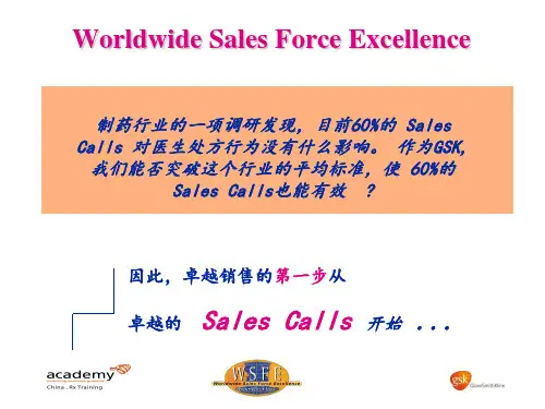 gsk销售技巧(PPT65页)