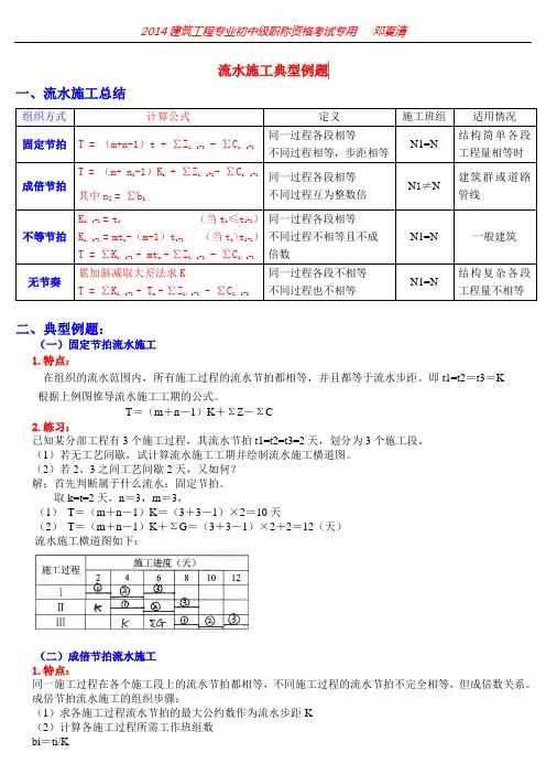 施工计算典型例题2分析