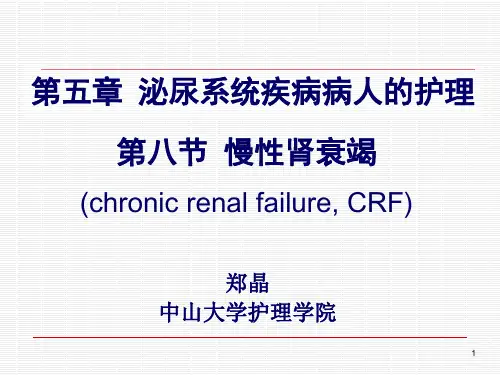 《内科护理学》慢性肾衰竭PPT课件(全套完整)