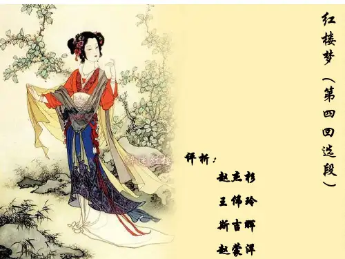 红楼梦 翻译 对比分析