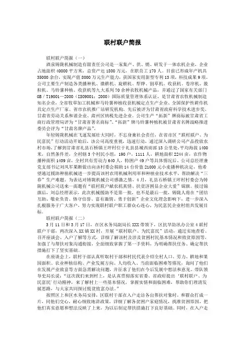 联村联户简报.doc