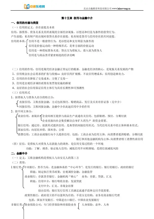 初级经济师经济基础-秘籍第十五、十六章