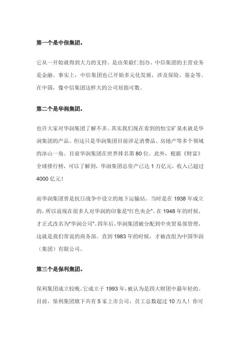 中国四大寡头