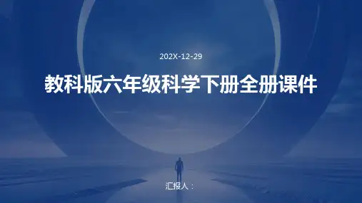 教科版六年级科学下册全册课件