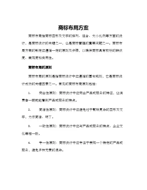 商标布局方案