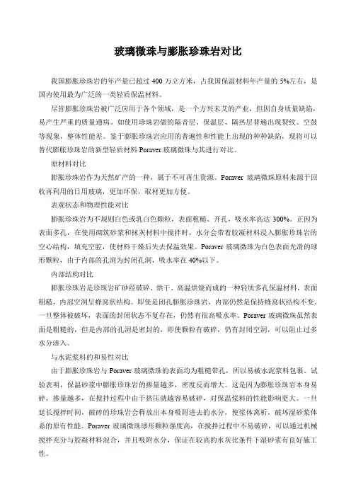 04保温材料对比：玻璃微珠与珍珠岩