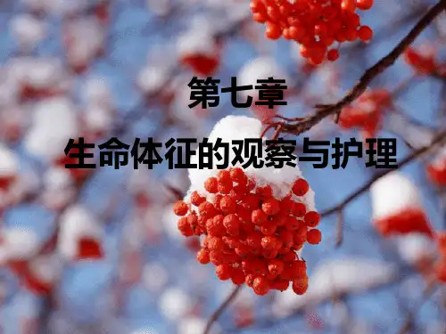 血压的观察与护理