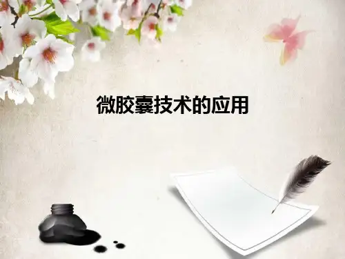微胶囊技术的应用