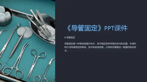 《导管固定》课件