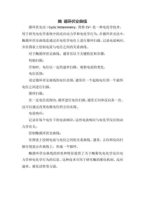 酶 循环伏安曲线