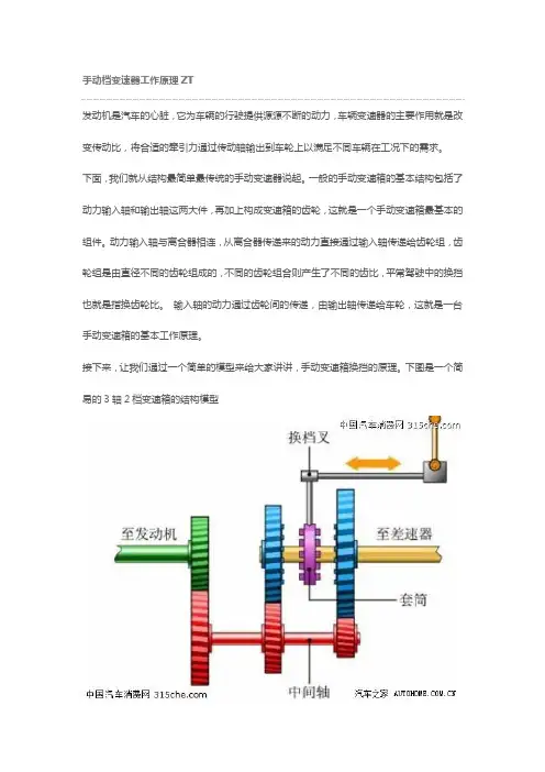 变速器工作原理