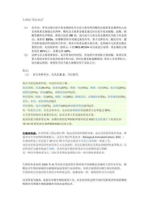 生物炭资料