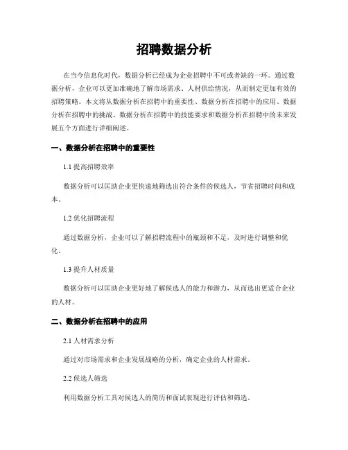 招聘数据分析