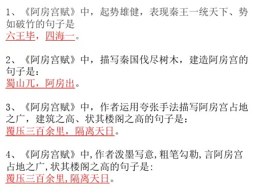 《阿房宫赋》《六国论》情景式默写课件25张PPT20202021学年统编版高中语文必修下册第八单元