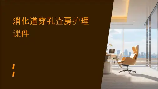 消化道穿孔查房护理课件