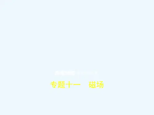 2018年高考物理（北京市专用）复习专题测试（必考）课件专题十一　磁场 （共164张PPT） 
