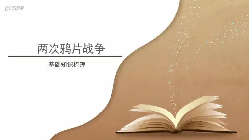 【知识解析】两次鸦片战争基础知识梳理