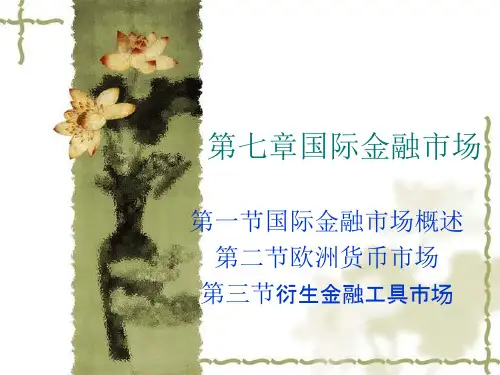 第七章国际金融市场2