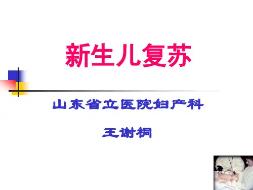 新生儿窒息复苏PPT教学课件.ppt
