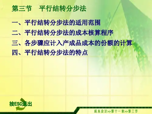 高教版成本会计课件11.3