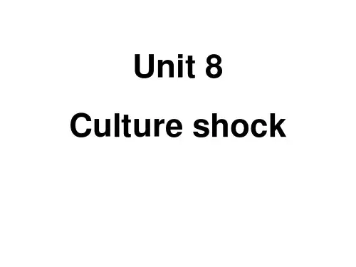 英语Culture_shock课件ppt课件
