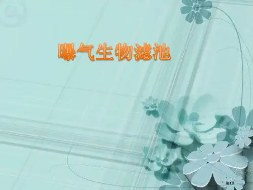 曝气生物滤池工艺市公开课金奖市赛课一等奖课件