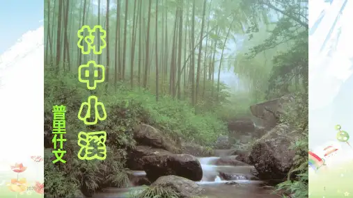 九年级语文上册 第一单元 2《林中小溪》课件 苏教版