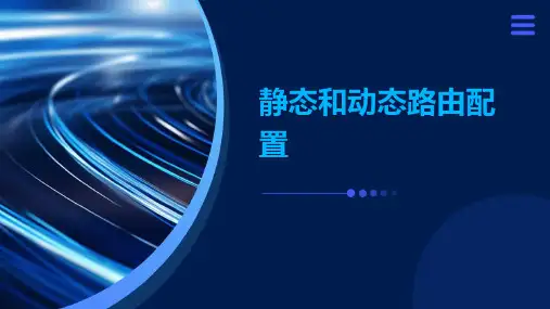 静态和动态路由配置