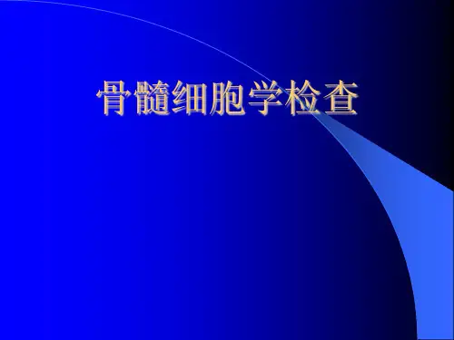骨髓细胞学检查(3)