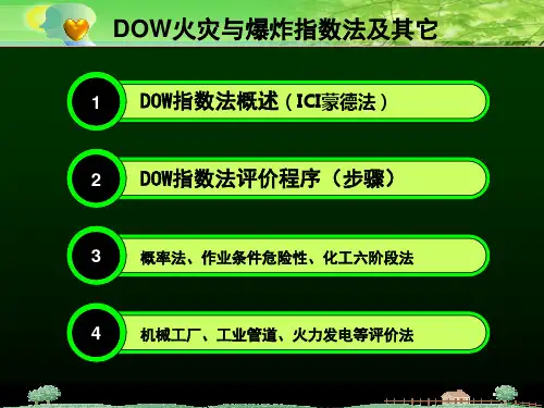 7Dow化学指数法课件