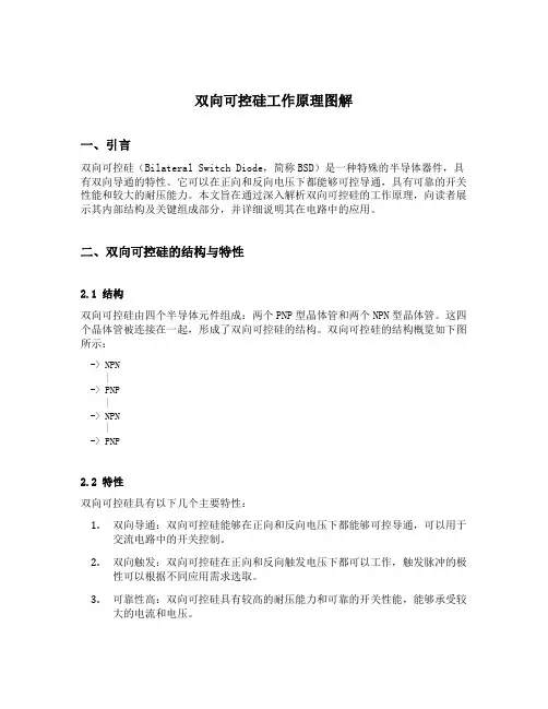 双向可控硅工作原理图解